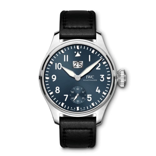 IWC Schaffhausen Big Pilot's Watch Big Date Stainless Steel / Blue / Zürich