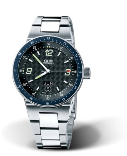 Oris WilliamsF1 Team Day Date 42 Stainless Steel / Black / Bracelet
