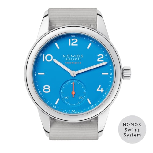 Nomos Glashütte Club Neomatik 37 Siren Blue