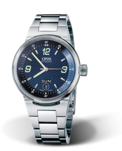 Oris WilliamsF1 Team Day Date 40.5 Stainless Steel / Blue / Bracelet
