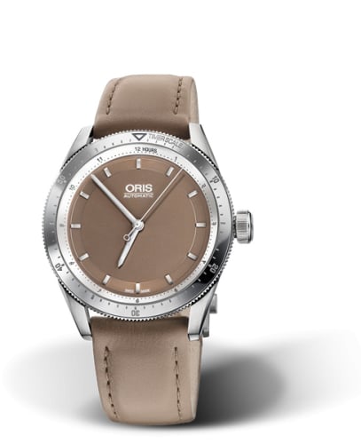 Oris Artix GT Date Stainless Steel / Brown