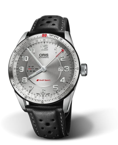 Oris Audi Sport GMT Stainless Steel / Silver