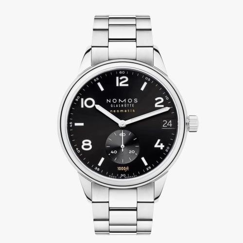 Nomos Glashütte Club neomatik 42 date black