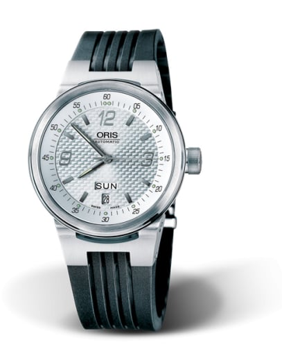 Oris WilliamsF1 Team Day Date 40.5 Stainless Steel / Silver / Rubber