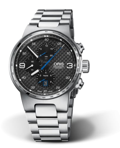 Oris Williams Chronograph Stainless Steel / Carbon / Bracelet