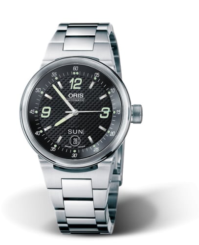 Oris WilliamsF1 Team Day Date 40.5 Stainless Steel / Black / Bracelet