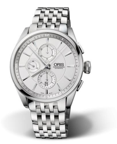 Oris Artix Chronograph Stainless Steel / Silver / Bracelet