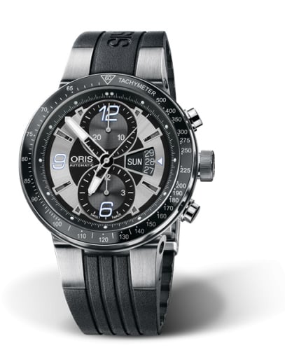 Oris WilliamsF1 Team Chronograph 45 Stainless Steel / Silver / Rubber