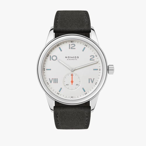 Nomos Glashütte Club Campus 38 Silver / Open Case Back
