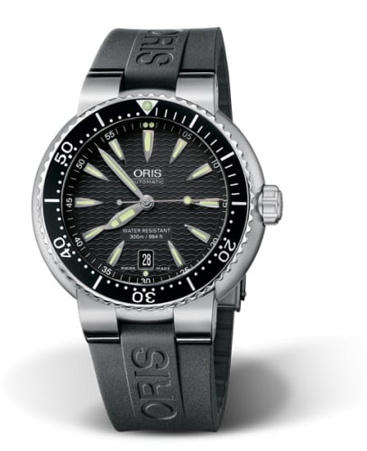 Oris Divers Date Stainless Steel / Black / Rubber