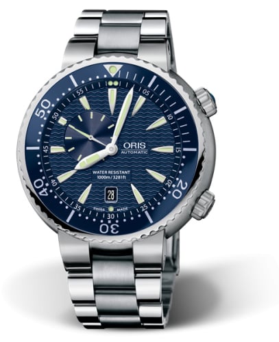 Oris Divers Small Second - Date Stainless Steel / Blue / Bracelet