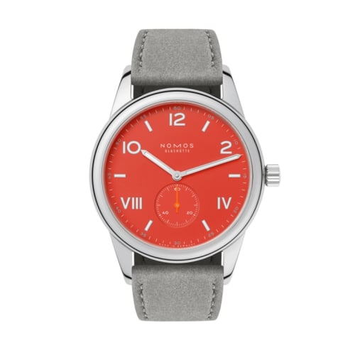 Nomos Glashütte Club Campus 38 Nonstop Red / Open Case Back