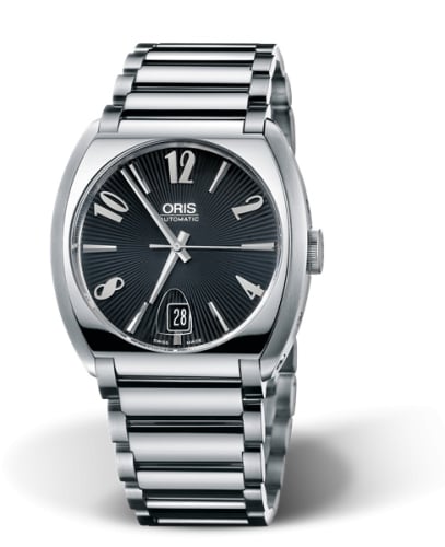 Oris Frank Sinatra Date Stainless Steel / Black / Bracelet
