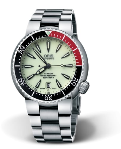 Oris Divers Date Titanium / Lume / Bracelet