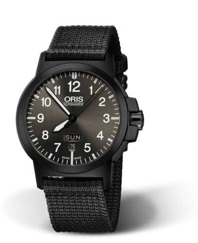 Oris BC3 Advanced Day Date DLC / Black / Fabric