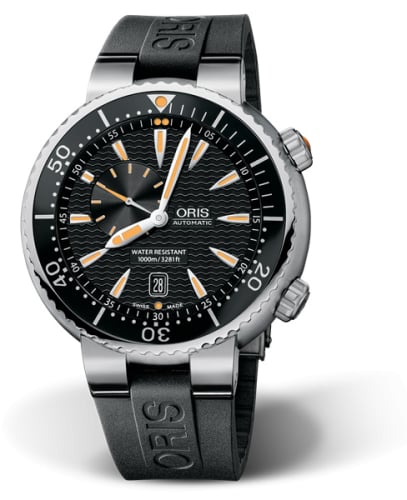 Oris Divers Small Second - Date Stainless Steel / Black / Rubber