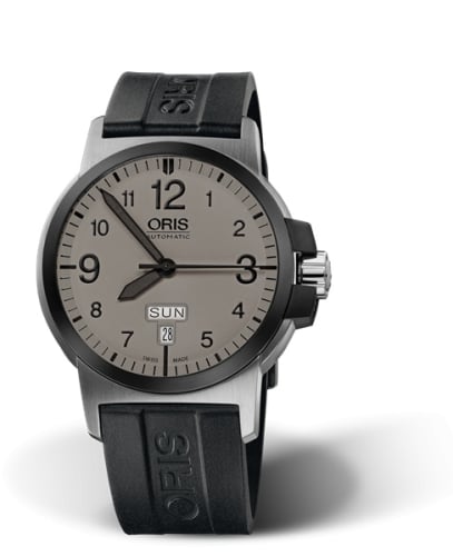 Oris BC3 Advanced Day Date Stainless Steel - DLC / Grey / Rubber