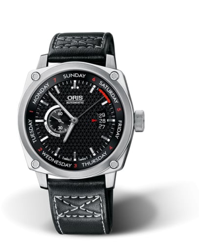 Oris BC4 Small Second Pointer Day Stainless Steel / Black