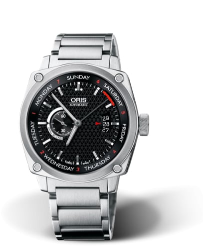 Oris BC4 Small Second Pointer Day Stainless Steel / Black / Bracelet