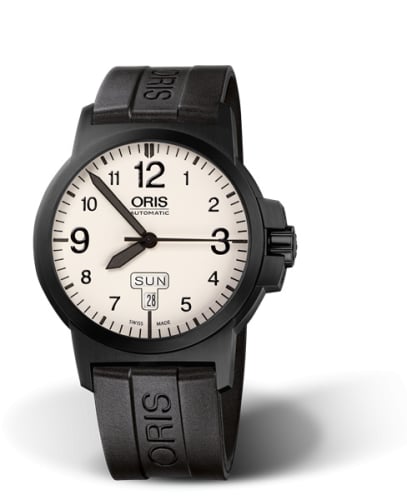 Oris BC3 Advanced Day Date DLC / White / Rubber