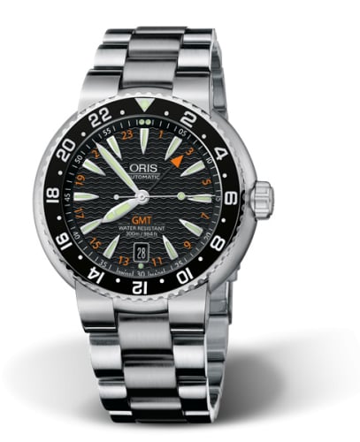 Oris Divers GMT Date Stainless Steel / Black / Bracelet