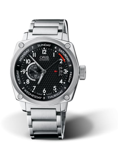 Oris BC4 Small Second Pointer Day Stainless Steel / Black / Bracelet