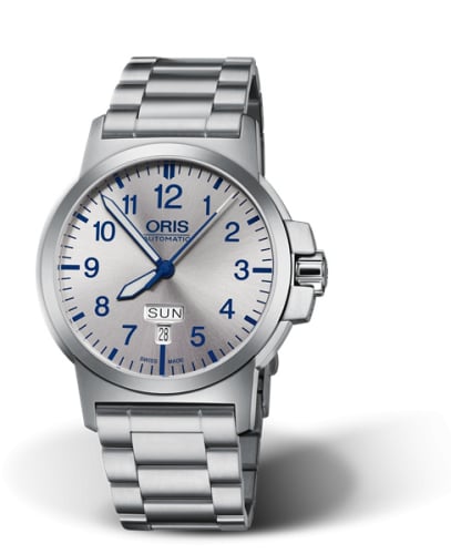 Oris BC3 Advanced Day Date Stainless Steel / Silver / Bracelet