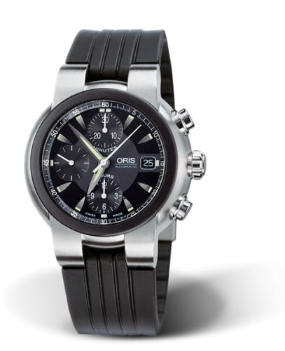 Oris TT1 Chronograph Stainless Steel - Rubber / Black / Rubber