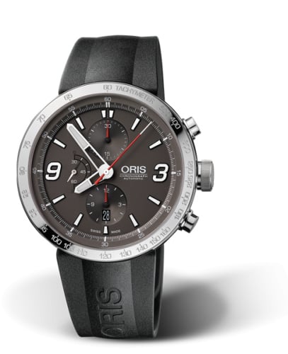 Oris TT1 Chronograph Stainless Steel / Grey / Rubber