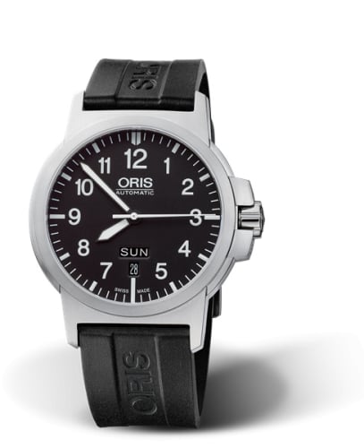 Oris BC3 Advanced Day Date Stainless Steel / Black / Rubber