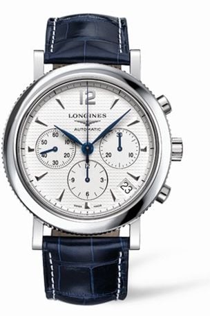 Longines Clous de Paris Chronograph Silver