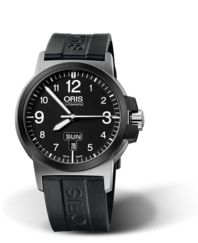 Oris BC3 Advanced Day Date Stainless Steel - DLC / Black / Rubber