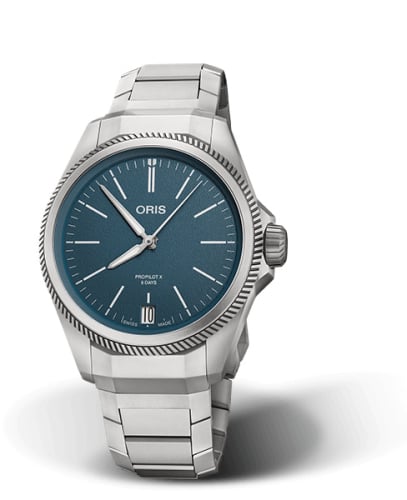 Oris ProPilot X Calibre 400 Titanium / Blue / Bracelet