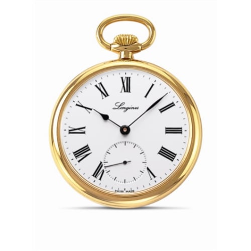 Longines Pocket Watch Gold-Plated / White - Roman