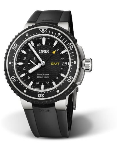 Oris ProDiver GMT Titanium / Black / Rubber