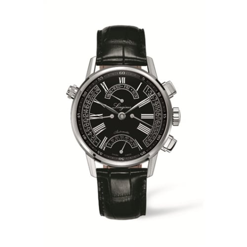 Longines Heritage Retrograde Black