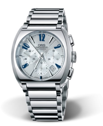 Oris Frank Sinatra Chronograph Stainless Steel / Silver / Bracelet