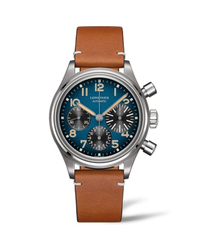 Longines Avigation Big Eye Titanium / Blue