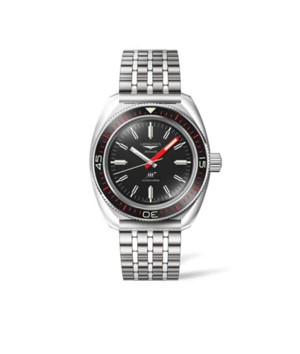Longines Ultra-Chron Diver Stainless Steel / Black / Bracelet