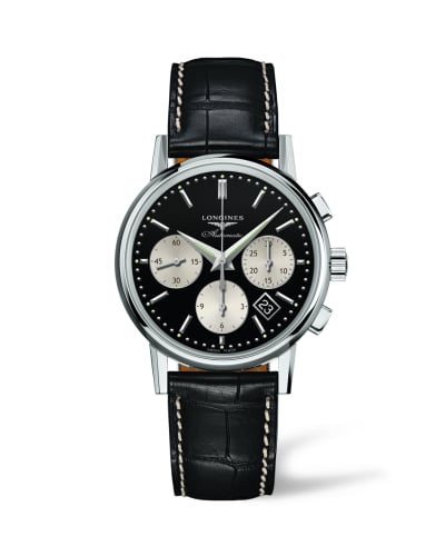 Longines Column-Wheel Chronograph Inverted Panda