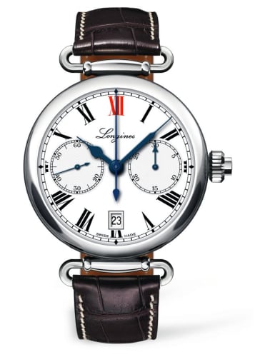 Longines Mono Pusher Chronograph 180th Anniversary Watch Roman
