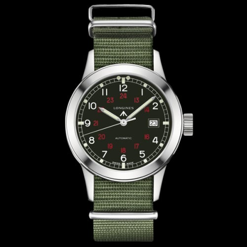 Longines Heritage Military COSD Black
