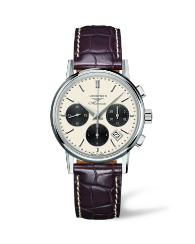 Longines Column-Wheel Chronograph Panda