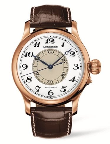 Longines Weems Second-Setting Watch Pink Gold Arabic