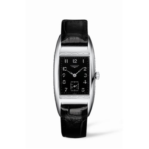 Longines BelleArti 25 Quartz Stainless Steel Black
