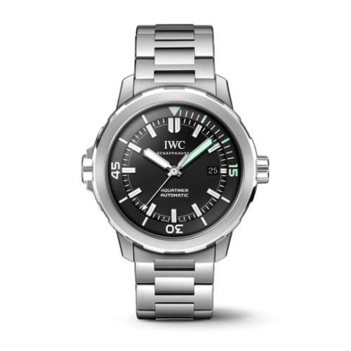 IWC Schaffhausen Aquatimer Automatic Stainless Steel / Black / Bracelet