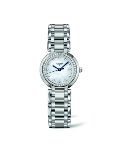 Longines PrimaLuna Quartz 26.5 Stainless Steel / Diamond / MOP / Bracelet