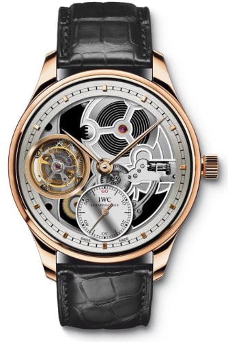 IWC Schaffhausen Portugieser Tourbillon Hand-Wound Squelette Red Gold