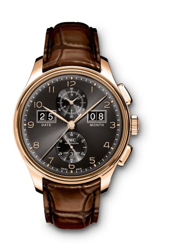 IWC Schaffhausen Portugieser Perpetual Calendar Digital Date-Month Edition "75th Anniversary" Red Gold / Black