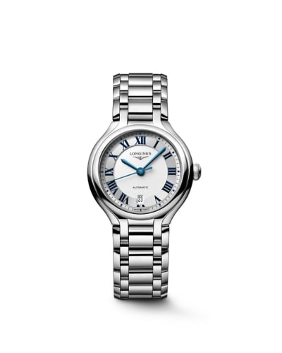 Longines PrimaLuna 30 Automatic Stainless Steel / Silver / Bracelet